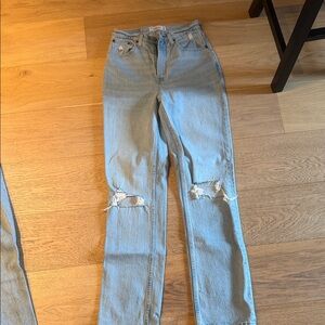Abercrombie Ultra High Rise 90s Jeans 25W 0L